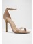 Jacynthe Sandalet Yüksek Topuklu Sandalet Abiye Sandalet - Naturel 4