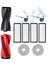 Roborock Qrevo Curv Uyumlu 1 Ana Fırça 2 Yan Fırça 4 Filtre 2 Mop 1