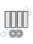 Dreame L10 S Ultra , L10 Ultra, L10 Prime Uyumlu 4 Filtre 2 Mop 1