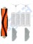 Xiaomi Mop 2 Pro (MJST1SHW) -Mop 2 Lite Uyumlu 1 Ana Fırça 2 Yan Fırça 4 Filtre 2 Mop 1