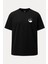 Oversize Yin Yang Kurt Baskılı Tişört 1