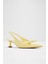 Luxuriant Ayakkabı Orta Boy Topuklu - Sarı 4