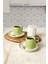 Elegant Blossoms Yeşil Kahve Takımı 4 Parça 2 Kişilik 21788 4