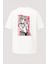 Oversize Sailor Moon Kırmızı Baskılı Unisex Tişört 1