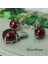 Kırmızı Bombeli Taşlı Set 1