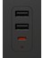 2 USB + Type-C Akım ve Çocuk Korumalı 3lü Kare Priz 2mt 3
