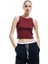 Yeni Sezon Halter Yaka Fitilli Slim Fit Crop Kadın Atlet 1
