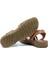 SIB090 Kifidis-Natura Kadın Anatomik Deri Sandalet 36-41 Taba/tabacco 2
