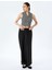 Yeni Sezon V Yaka Düğmeli Slim Fit Crop Triko Yelek 2