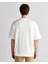 Erkek Krem Orijinal Fit Bisiklet Yaka Logolu T-Shirt 2325142T.113 2
