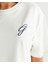 Kadın Krem Bisiklet Yaka Logolu T-Shirt 42325136T.113 5