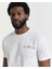 Erkek Krem Regular Fit Bisiklet Yaka Logolu T-Shirt 2044017.113 5