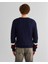 Erkek Lacivert Relaxed Fit Bisiklet Yaka Renk Bloklu Örgü Kazak 8924348T.410 2