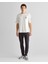 Erkek Krem Relaxed Fit Bisiklet Yaka Logolu T-Shirt 2325140T.113 3