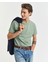 Erkek Yeşil Slim Fit Bisiklet Yaka T-Shirt 2013033.362 1