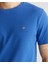 Erkek Lacivert Slim Fit Bisiklet Yaka T-Shirt 2013033.407 5