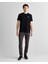 Erkek Siyah Regular Fit Bisiklet Yaka Logolu T-Shirt 2003300.5 3