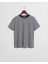 Kadın Lacivert Regular Fit Bisiklet Yaka Çizgili T-Shirt 4200564.433 4