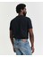 Erkek Siyah Regular Fit Bisiklet Yaka Logolu T-Shirt 2044017.5 2