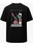 Oversize New York City Çiçek Baskılı Unisex Tişört 1