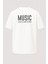 Oversize Müzik Kalp Atışı Baskılı Unisex Tişört 1