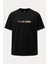 Oversize California Renkli Baskılı Unisex Tişört Siyah 2