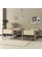 Yurt Genç Çocuk Odası Metal Ahşap Ranza ve Karyola 90X200 Gri 2