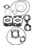 Üst Uç Conta ve O-Ring Takımı 1996 1997 96 97 -Seadoo Gsx Gtx Xp 787 800 Için (Yurt Dışından) 1