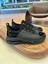 1056 Siyah Rugan Detaylı Hakiki Deri Erkek Sneakers - Erkek Spor Ayakkabı 2
