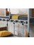 Elegan Genç Çocuk Odası Ahşap Başlıklı Metal Ranza ve Karyola 90X190 4