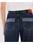 Arka Cep Detaylı Geniş Fit Denim Pantolon 3