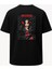 Oversize Itachi Uchiha Naruto Baskılı Unisex Tişört Siyah 1