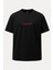 Oversize Itachi Uchiha Naruto Baskılı Unisex Tişört Siyah 2