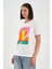 Alexandergardı Yaka ve Kol Detaylı Baskılı Kadın T-Shirt 2