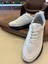 1078 Beyaz Hakiki Deri Erkek Sneakers - Erkek Spor Ayakkabı 3