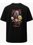 Oversize Demon Slayer Tanjiro Nezuko Inosuke Zenitsu Baskılı Unisex Tişört Siyah 1