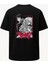 Oversize Berserk Manga Baskılı Unisex Tişört Siyah 1