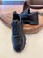 1013 Siyah Hakiki Deri Erkek Sneakers - Erkek Spor Ayakkabı 2
