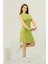 Yazlık Sırt Dekolteli Kadın Kısa Elbise 1