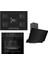 Steamart-Fryart Serisi Siyah Set (SS035 + QEP64CS +D063 ) - Emaye Izgara 1