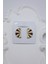 Kadın Küpe 2 cm Simetrik Yelpaze Küpe 2
