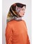 Acı Kahve Ebruli Desen Twill Ipek Eşarp 1