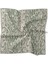 Mint Yeşili Leopar Desen Twill İpek Eşarp 4