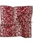 Bordo Leopar Desen Twill İpek Eşarp 4