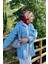 Bordo Çizim Çiçek Desen Twill Ipek Eşarp 1