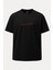 Oversize Born To Hunt Tiger Baskılı Unisex Tişört Siyah 2