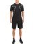 Erkek Ultra Esnek Nem Emici Vücut Geometrik Hızlı Kuruyan Hafif Spor T-Shirt 3