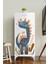Minik Dino 3 Raflı Çocuk Odası Dolabı Çok Amaçlı Baskılı Oyuncak Dolabı 3
