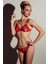 Kırmızı Dantelli Sütyen ve G-String Takım TM2048 1