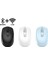 PL-1865 USB Mavi/siyah/beyaz 3 Renk 2in1 Bluetooth ve 2.4ghz Şarjlı Type-C Girişli Sessiz Kablosuz Mouse 1